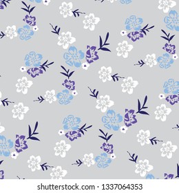 Floral texture pattern.Watercolor floral background.