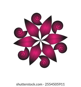 a floral theme vector design