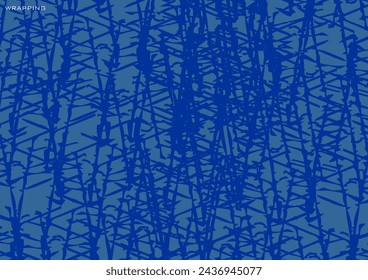 Floral theme wrapping paper or textile vector designs with leaf and twig elements are suitable for environmentally friendly topics