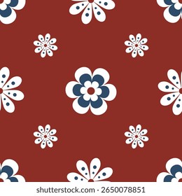 Design de padrão de telha floral, Design de padrão sem emenda têxtil e fundo moderno bonito para a decoração do quarto das crianças, arte do berçário, vestuário, presente, tecido, têxtil, papel de embrulho, papel de parede, embalagem, t camisas 
