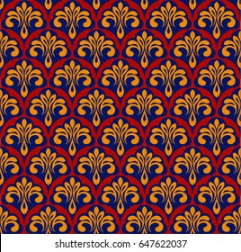 floral tiles paved seamless vector background