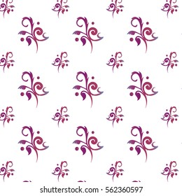 Floral Toile Berry