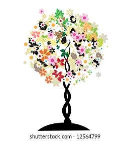 Floral tree