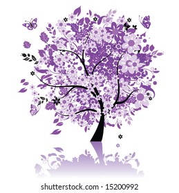 Floral tree beautiful