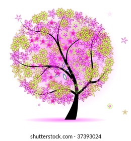 Floral tree beautiful
