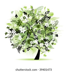 Floral tree beautiful