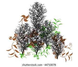 Floral tree beautiful