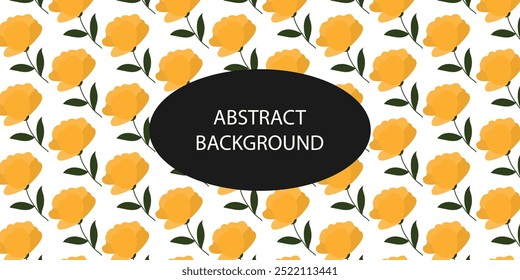 floral tree pattern background. hand drawn small foliage, blue branches on a white background. Vector illustration 