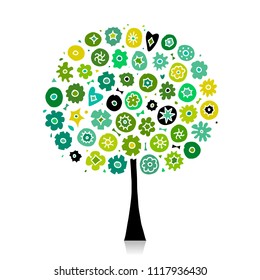 Floral tree for your design