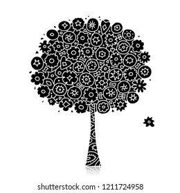 Floral tree for your design