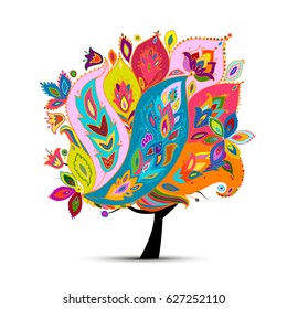 Floral tree for your design