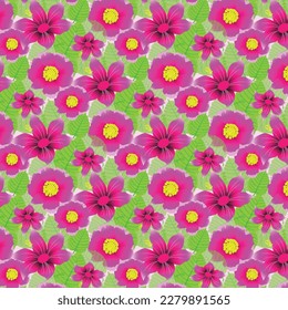 floral trendy seamless texture textile background blossom fashion design