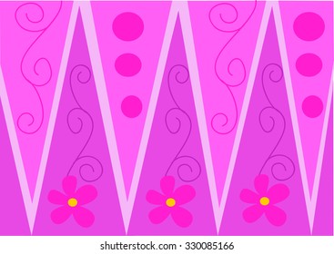 floral  tribal borders
