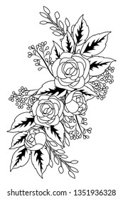 floral tropical cartoon