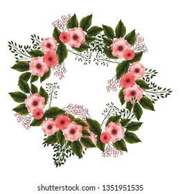floral tropical cartoon