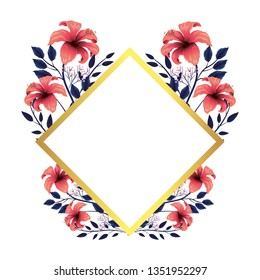 floral tropical cartoon