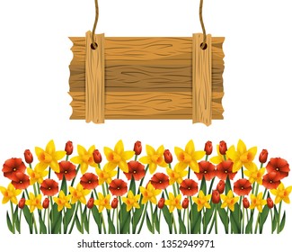 floral tropical cartoon