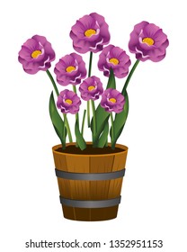 floral tropical cartoon