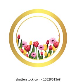 floral tropical cartoon