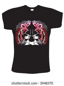 floral t-shirt design