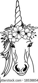 Floral Unicorn is suitable for t-shirt, laser cutting, sublimation, hobby, cards, invitations, website or crafts projects. Perfect for magazine, news papers, posters, in branding, header, etc.