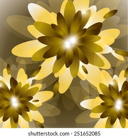 Floral Vector Abstract Background.