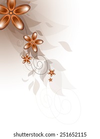Floral Vector Abstract Background.