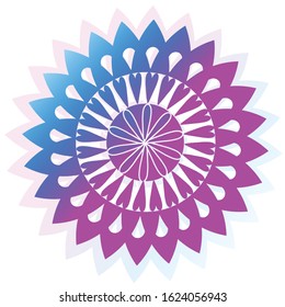 Floral vector art for background with 2-3 color mix