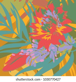 Floral vector background.