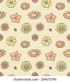 Floral vector background