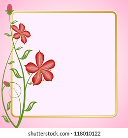 Floral vector background