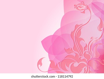 Floral vector background.