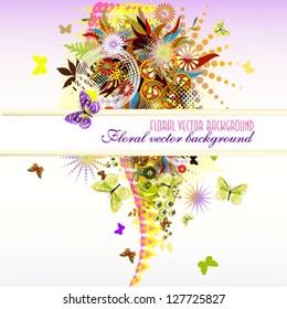 floral vector background