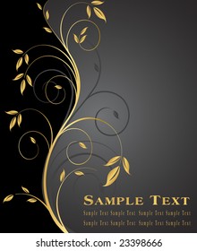 Floral vector background