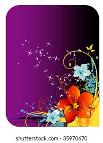 floral vector background