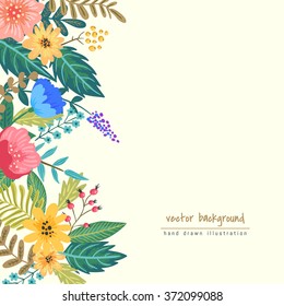 floral vector background