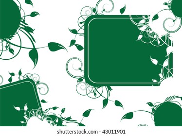 Floral vector background