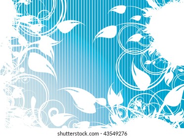 Floral vector background