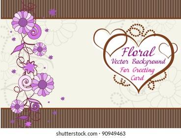 Floral vector background