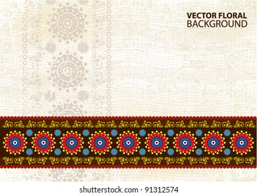 Floral vector background