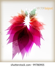 Floral vector background .