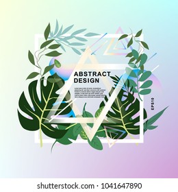 The floral vector background.  It can be used for poster, brochure and flyer design. EPS10