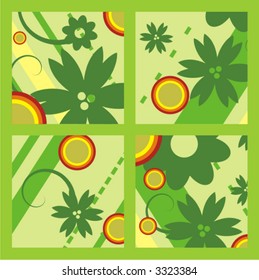 Fondo vectorial floral. Revisa mi portafolio para más de esta serie así como miles de otros grandes vectores.