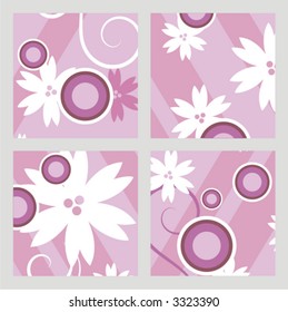 Fondo vectorial floral. Revisa mi portafolio para más de esta serie así como miles de otros grandes vectores.