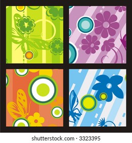 Fondo vectorial floral. Revisa mi portafolio para más de esta serie así como miles de otros grandes vectores.