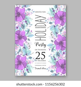 Floral vector background for christmas party invitation wedding invitation bridal shower baby shower christening baptism birthday card anniversary poinsettia for winter holiday wreath