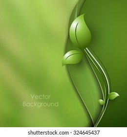 floral vector background with copy space. Eps10