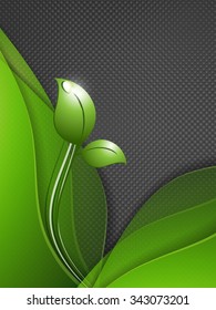 floral vector background with copy space. Eps10