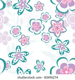 Floral Vector Background .EPS10 Compatible