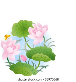 Floral Vector Background .EPS10 Compatible